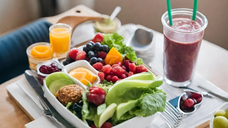 how to eat healthy while staying in a hotel