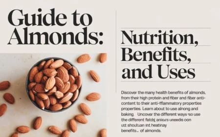 Guide to Almonds: Nutrition, Benefits, and Uses