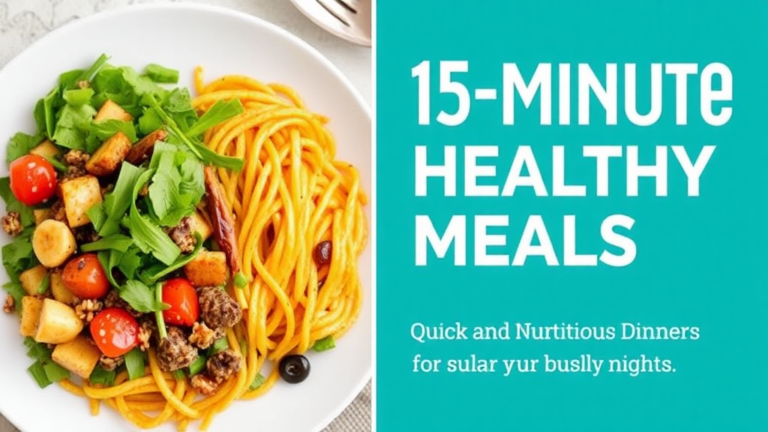 15-Minute Healthy Meals: Quick and Nutritious Dinners for Busy Nights