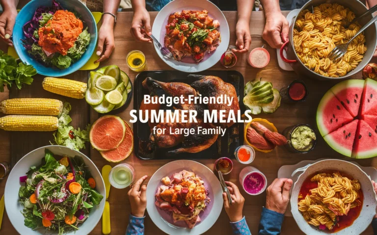 Cheap Summer Meals for Large Families