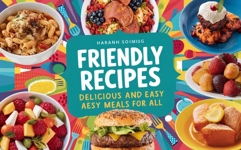 Friendly Recipes: Delicious and Easy Meals for All